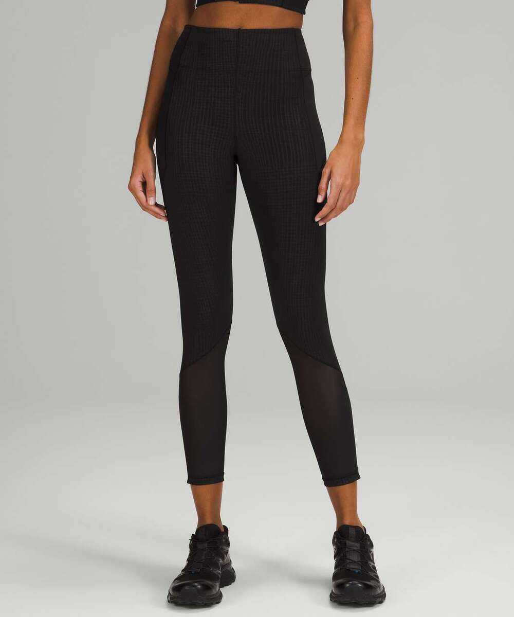RARE Lululemon Lab Rubato Tight High Rise Pull On Leggings Black 6 NWT